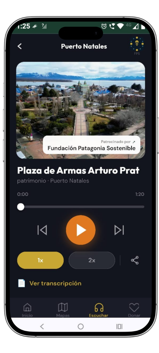 Reproductor de audiodescripción en Ruta Sonora